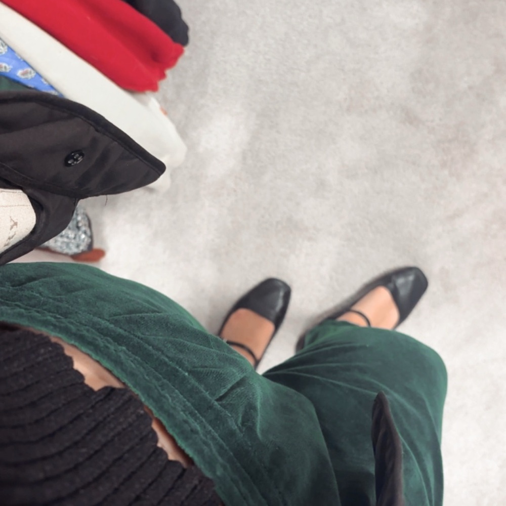 wild fable Deep Green Knit Leggings